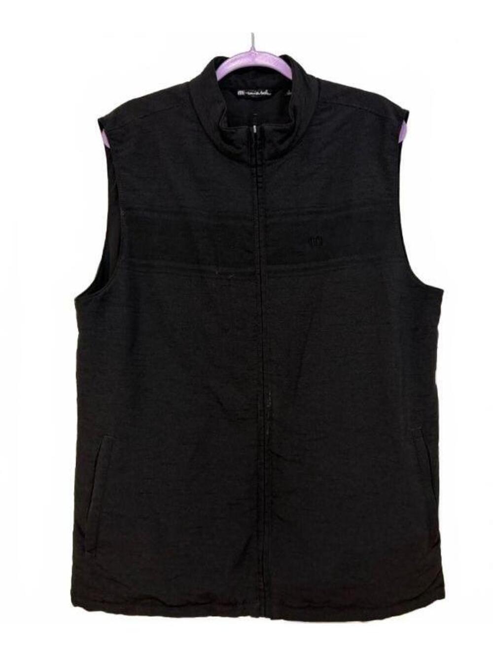 Travis Mathew Men's Black Sleeveless Vest sz L Golf Casual